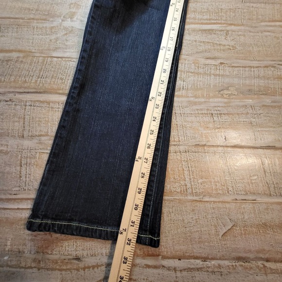 ROCA WEAR SIMONE STRAIGHT LEG JEANS Juniors SZ 13 EMBELLISHED POCKETS - Picture 6 of 10